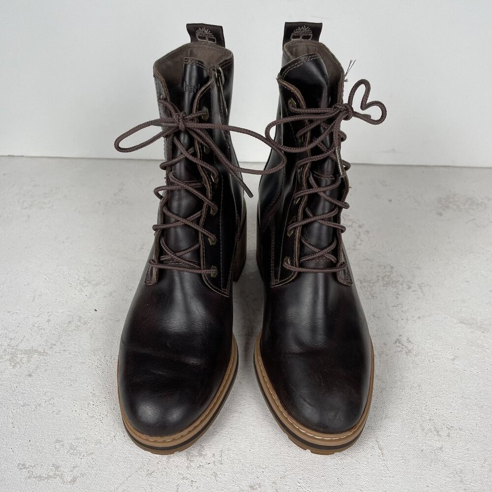 Timberland Sienna Ankle Booties Womens 8 Water Resistant Side Zip - Picture 10 of 10